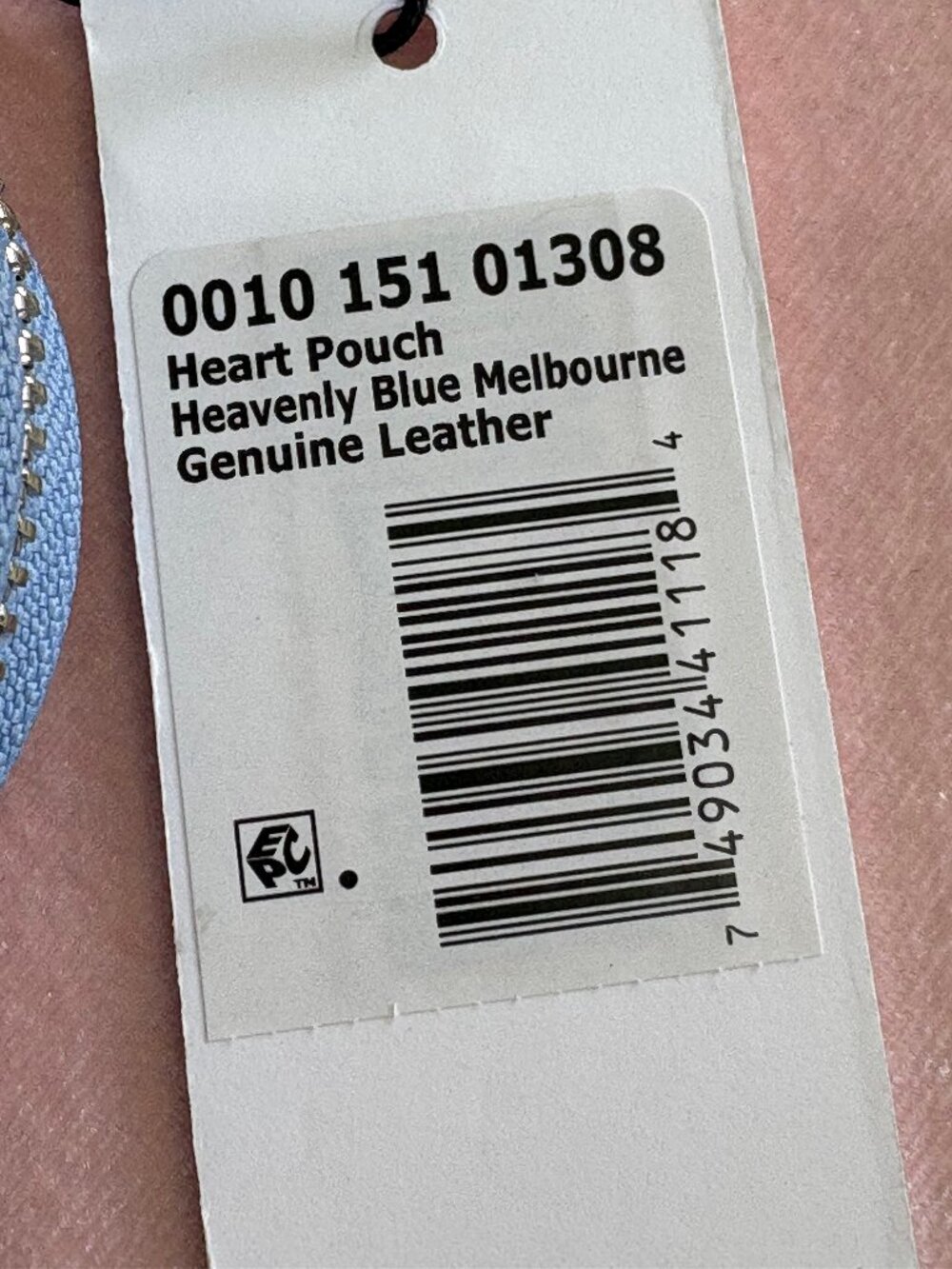 Brahmin Hevenly Blue Heart Pouch - Picture 3 of 3